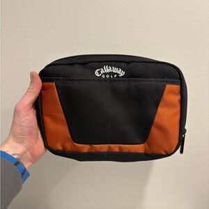 Callaway Golf Black and Orange Toiletry Bag travel